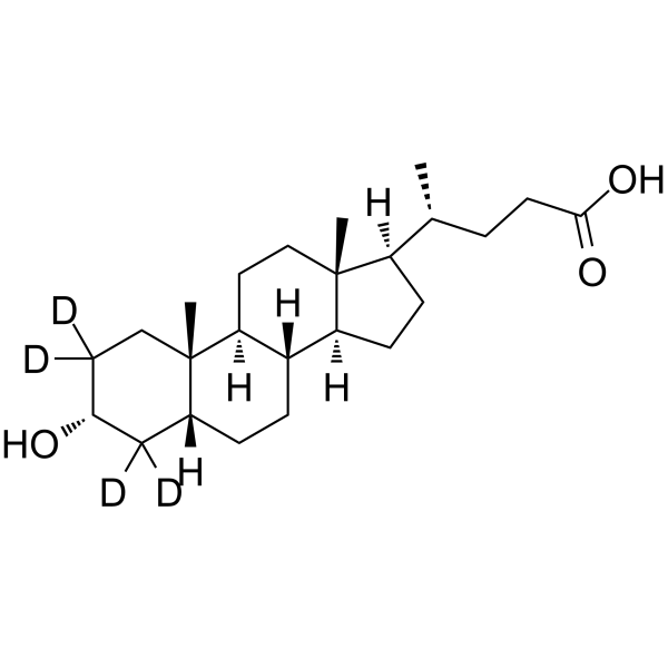 Lithocholic acid-d4 (3α-Hydroxy-5β-cholanic acid-d4) 83701-16-0
